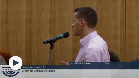 Video ansehen: die Oberbürgermeisterin und Clemens Viehrig zum Haushalt