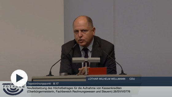 Video ansehen: Lothar Wilhelm Wellmann zu den Kassenkrediten