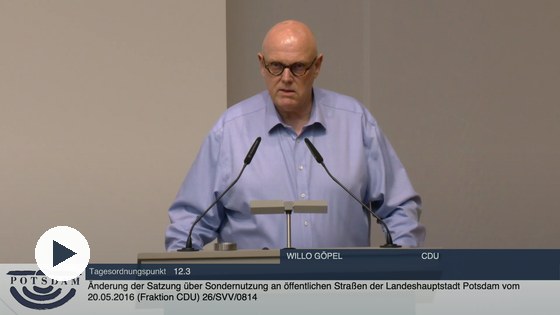 Video ansehen: Willo Göpel zur Lage der Wirte in der Innenstadt