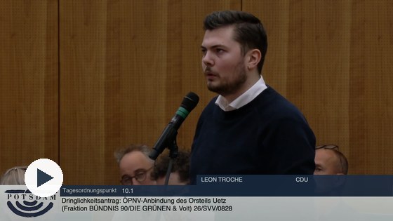 Video ansehen: die Debatte zur Anbindung von Uetz